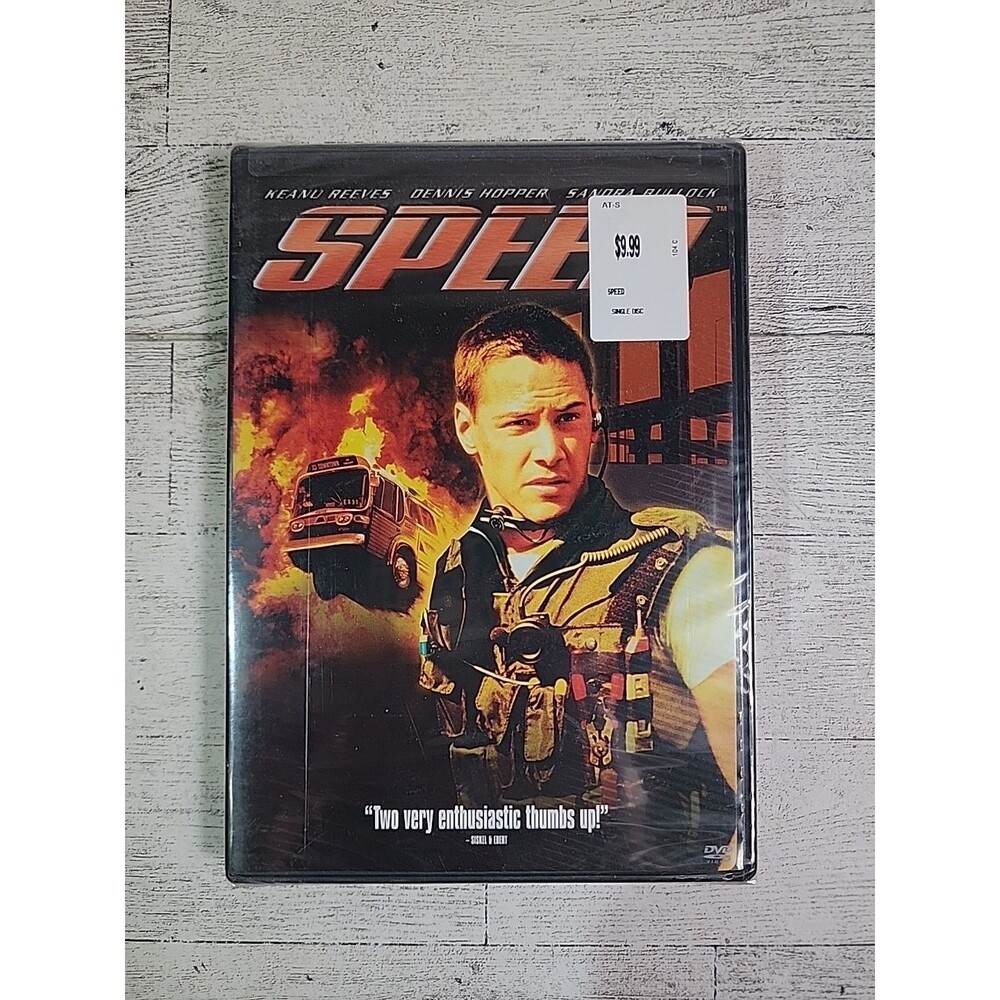 NEW Speed Movie DVD 2004 Keanu Reeves Sandra Bullock FACTORY SEALED